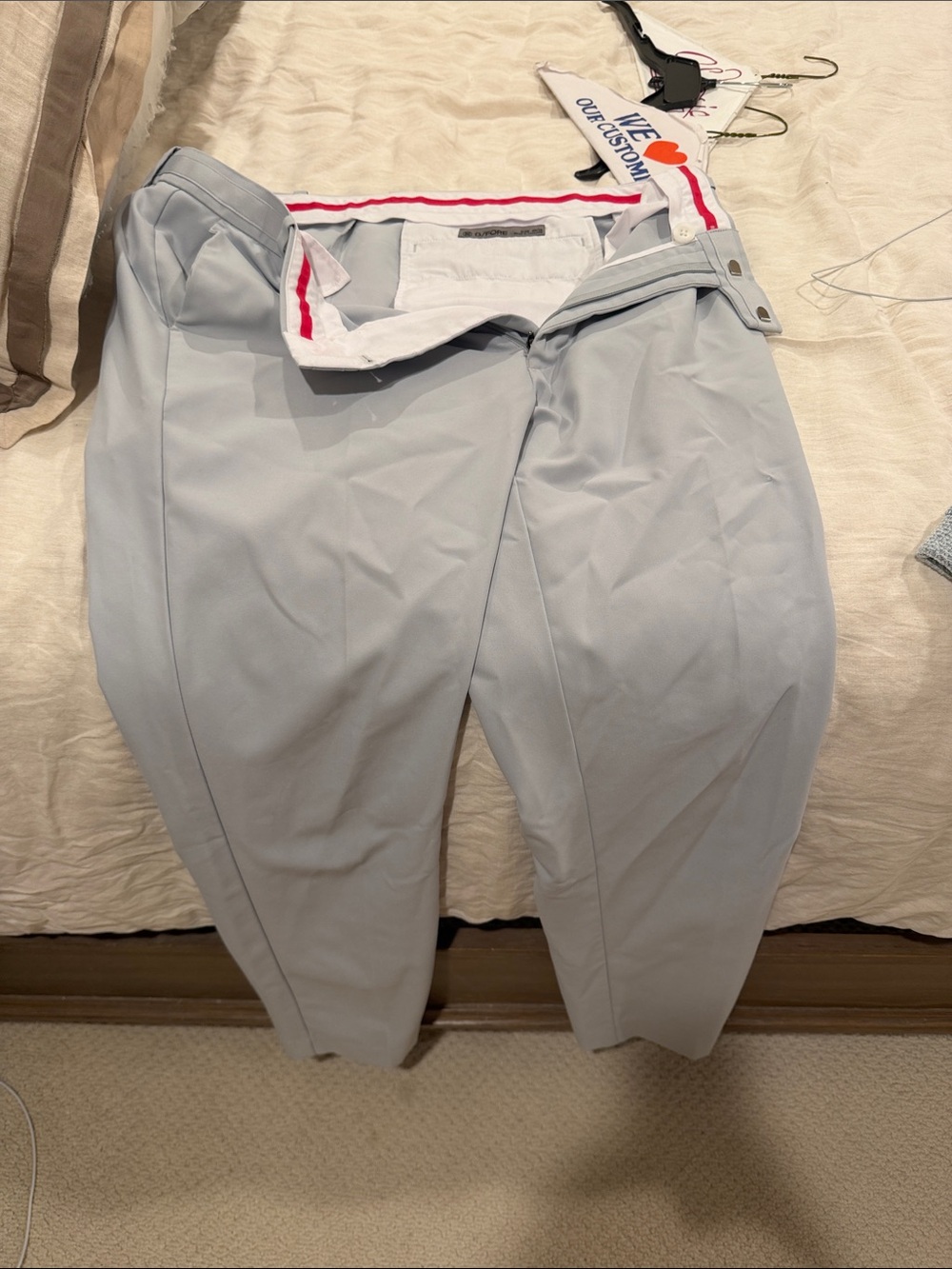 G/FORE Light Gray Men's Dress Pants
